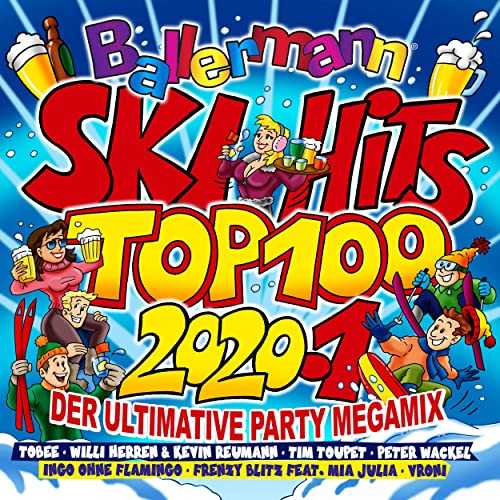 CD-Cover Ballermann Ski Hits 2020-01 - DJ Jürgen Brosda und der Werner - Alarm Alarm
